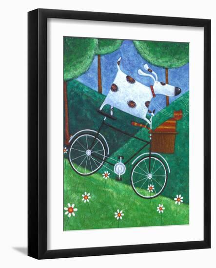 Duke's Bike Ride-Peter Adderley-Framed Art Print