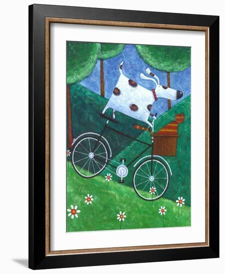 Duke's Bike Ride-Peter Adderley-Framed Art Print