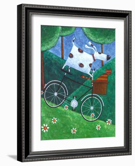 Duke's Bike Ride-Peter Adderley-Framed Art Print