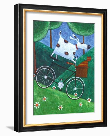 Duke's Bike Ride-Peter Adderley-Framed Art Print