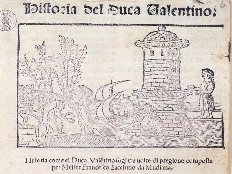 Duke Valentino's Escape, Italy 16th Century' Giclee Print | Art.com
