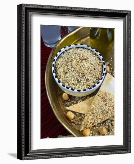Dukkah (Dokka), Dry Mixture of Chopped Nuts, Seeds and Arabic Spices and Flavors, Egypt, Africa-Nico Tondini-Framed Photographic Print