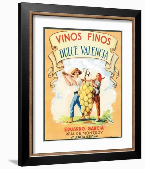 Dulce Valencia Vinos Finos-null-Framed Art Print