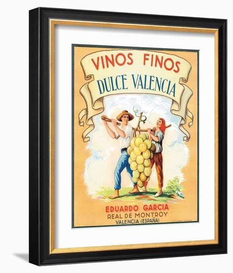 Dulce Valencia Vinos Finos-null-Framed Art Print