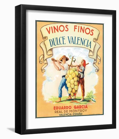 Dulce Valencia Vinos Finos-null-Framed Art Print