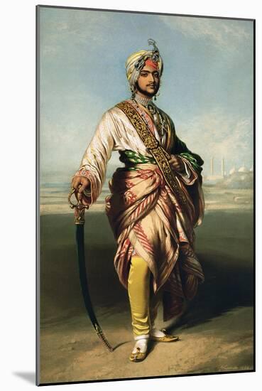 Duleep Singh, Maharajah of Lahore (1838-93), 1854 Lithographed by R.J. Lane-Franz Xaver Winterhalter-Mounted Giclee Print