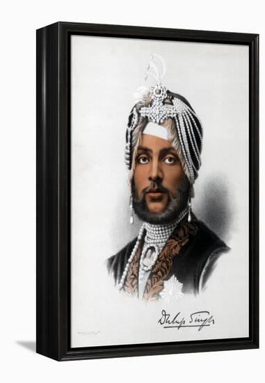 Duleep Singh, Sikh Ruler, C1890-Petter & Galpin Cassell-Framed Premier Image Canvas