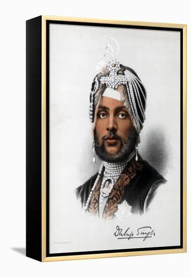 Duleep Singh, Sikh Ruler, C1890-Petter & Galpin Cassell-Framed Premier Image Canvas