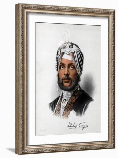 Duleep Singh, Sikh Ruler, C1890-Petter & Galpin Cassell-Framed Giclee Print