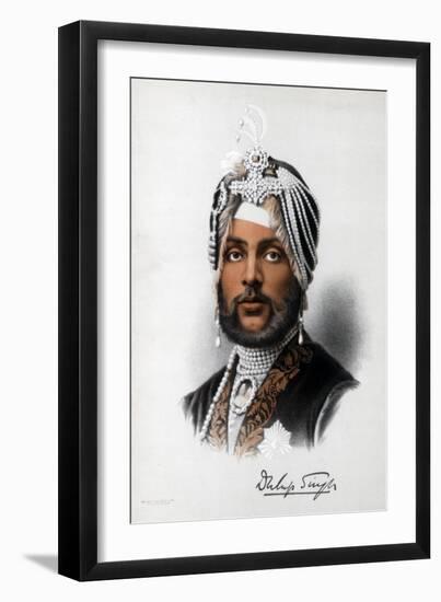 Duleep Singh, Sikh Ruler, C1890-Petter & Galpin Cassell-Framed Giclee Print