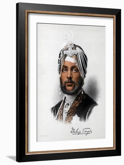 Duleep Singh, Sikh Ruler, C1890-Petter & Galpin Cassell-Framed Giclee Print