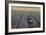 Duluth, MN - View of Freighter Entering Ship Canal-Lantern Press-Framed Art Print