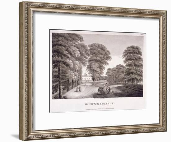 Dulwich College, Camberwell, London, 1792-William Ellis-Framed Giclee Print