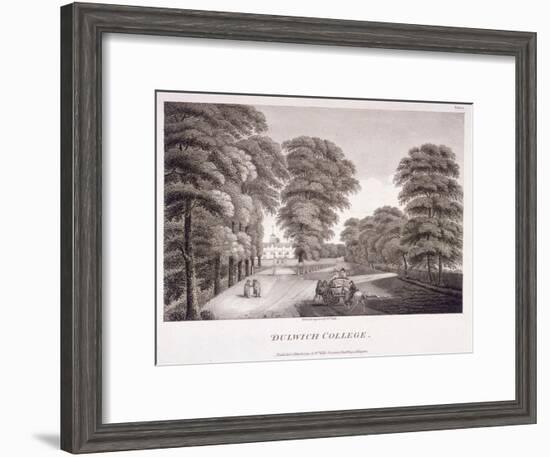 Dulwich College, Camberwell, London, 1792-William Ellis-Framed Giclee Print