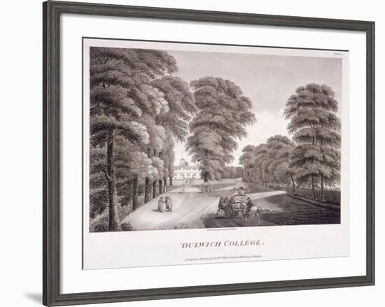 Dulwich College, Camberwell, London, 1792-William Ellis-Framed Giclee Print