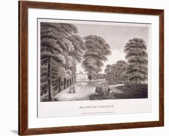Dulwich College, Camberwell, London, 1792-William Ellis-Framed Giclee Print