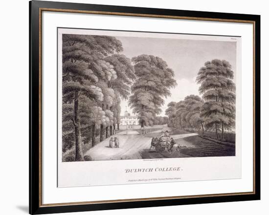 Dulwich College, Camberwell, London, 1792-William Ellis-Framed Giclee Print