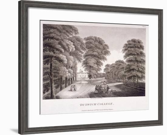 Dulwich College, Camberwell, London, 1792-William Ellis-Framed Giclee Print