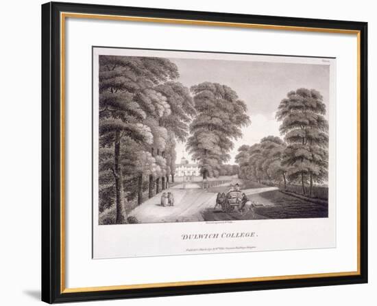 Dulwich College, Camberwell, London, 1792-William Ellis-Framed Giclee Print