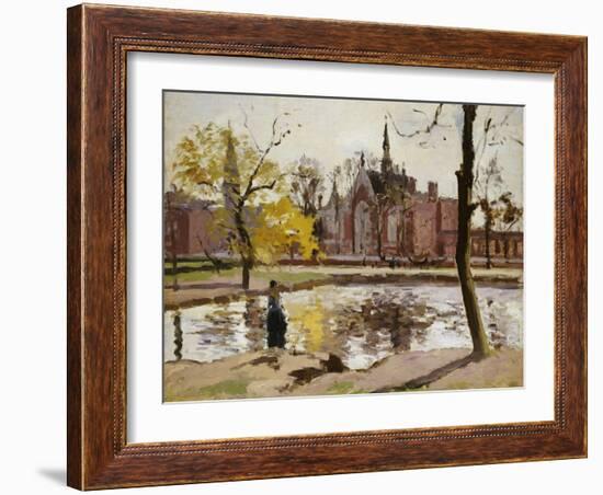 Dulwich College, London, 1871-Camille Pissarro-Framed Giclee Print