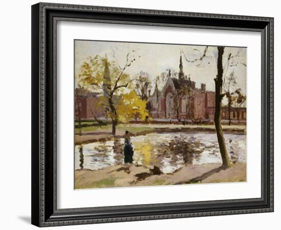 Dulwich College, London, 1871-Camille Pissarro-Framed Giclee Print