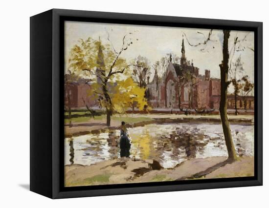 Dulwich College, London, 1871-Camille Pissarro-Framed Premier Image Canvas