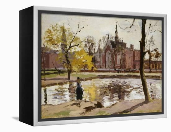 Dulwich College, London, 1871-Camille Pissarro-Framed Premier Image Canvas