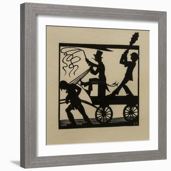 Dumb-Driven Cattle, 1915-Eric Gill-Framed Giclee Print