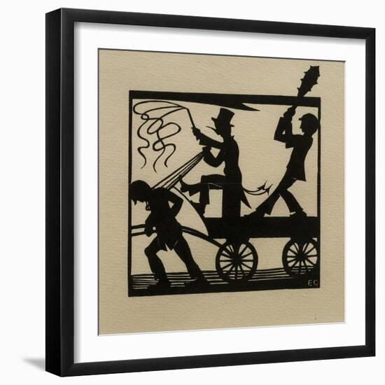 Dumb-Driven Cattle, 1915-Eric Gill-Framed Giclee Print