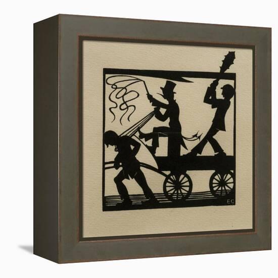 Dumb-Driven Cattle, 1915-Eric Gill-Framed Premier Image Canvas