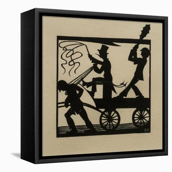 Dumb-Driven Cattle, 1915-Eric Gill-Framed Premier Image Canvas