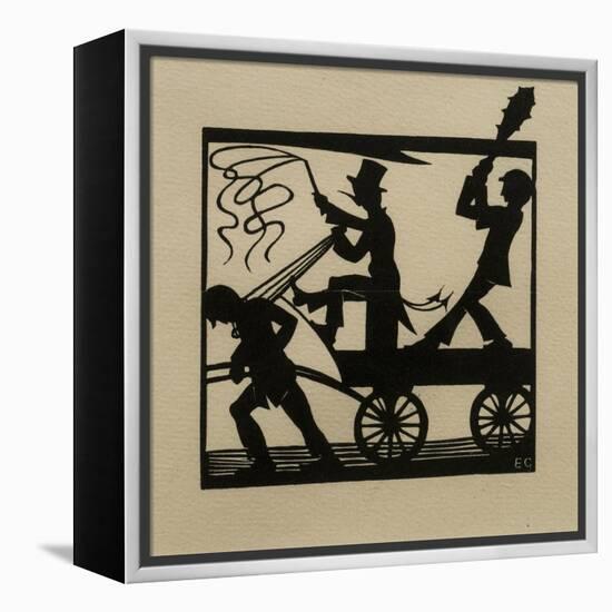 Dumb-Driven Cattle, 1915-Eric Gill-Framed Premier Image Canvas