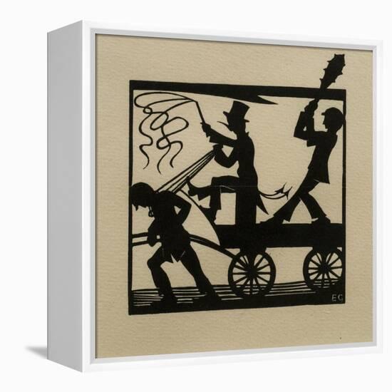 Dumb-Driven Cattle, 1915-Eric Gill-Framed Premier Image Canvas