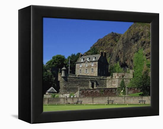 Dumbarton Castle, Scotland, United Kingdom, Europe-Woolfitt Adam-Framed Premier Image Canvas