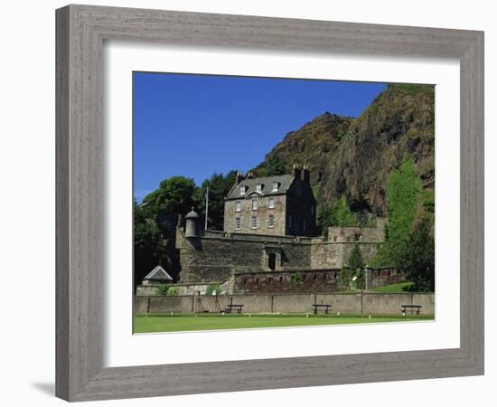 Dumbarton Castle, Scotland, United Kingdom, Europe-Woolfitt Adam-Framed Photographic Print