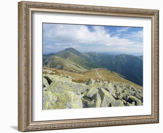 Dumbier Ridge Dominated by Dumbier Peak, 2043M, in Low Tatry, Nizke Tatry, Zilina Region, Slovakia-Richard Nebesky-Framed Photographic Print