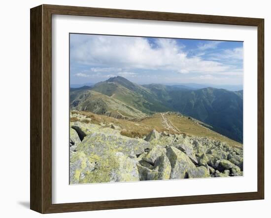 Dumbier Ridge Dominated by Dumbier Peak, 2043M, in Low Tatry, Nizke Tatry, Zilina Region, Slovakia-Richard Nebesky-Framed Photographic Print