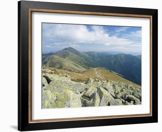 Dumbier Ridge Dominated by Dumbier Peak, 2043M, in Low Tatry, Nizke Tatry, Zilina Region, Slovakia-Richard Nebesky-Framed Photographic Print