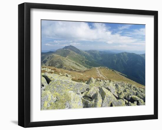 Dumbier Ridge Dominated by Dumbier Peak, 2043M, in Low Tatry, Nizke Tatry, Zilina Region, Slovakia-Richard Nebesky-Framed Photographic Print