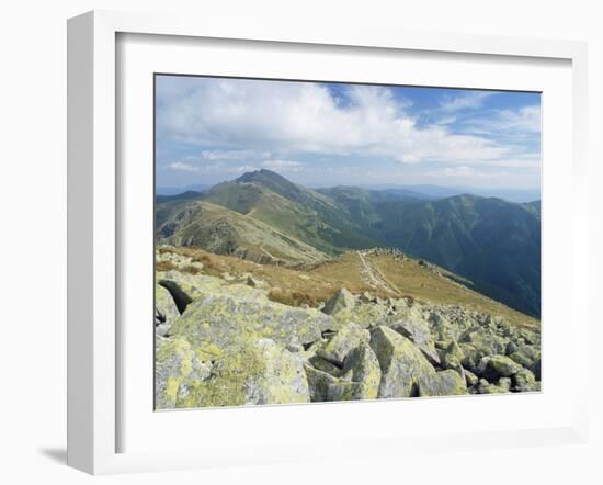 Dumbier Ridge Dominated by Dumbier Peak, 2043M, in Low Tatry, Nizke Tatry, Zilina Region, Slovakia-Richard Nebesky-Framed Photographic Print