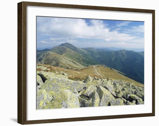 Dumbier Ridge Dominated by Dumbier Peak, 2043M, in Low Tatry, Nizke Tatry, Zilina Region, Slovakia-Richard Nebesky-Framed Photographic Print