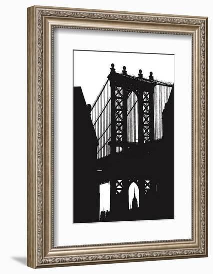 Dumbo Silhouette-Erin Clark-Framed Art Print