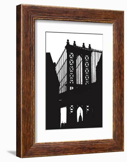 Dumbo Silhouette-Erin Clark-Framed Art Print