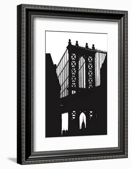 Dumbo Silhouette-Erin Clark-Framed Art Print