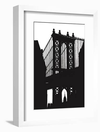 Dumbo Silhouette-Erin Clark-Framed Art Print