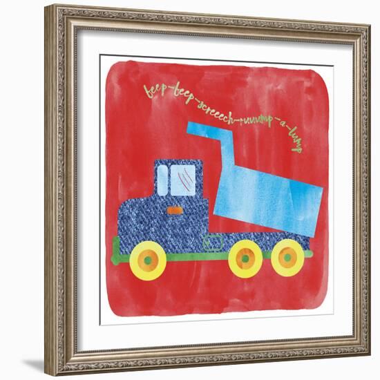 Dump Truck-Erin Clark-Framed Premium Giclee Print