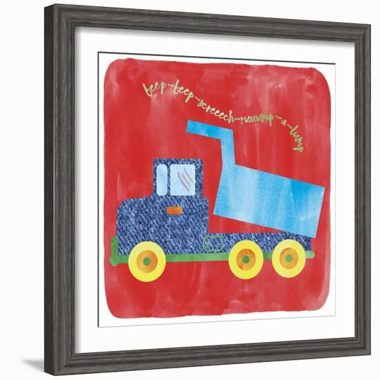 Dump Truck-Erin Clark-Framed Premium Giclee Print