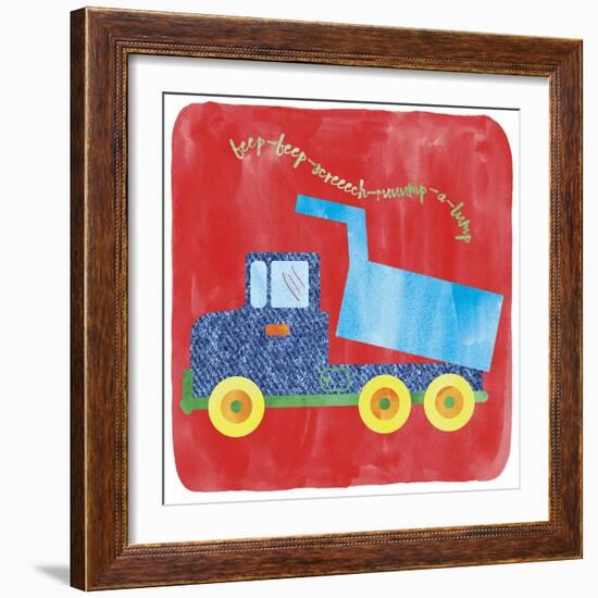 Dump Truck-Erin Clark-Framed Premium Giclee Print