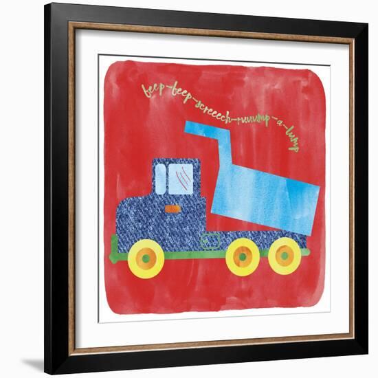 Dump Truck-Erin Clark-Framed Premium Giclee Print