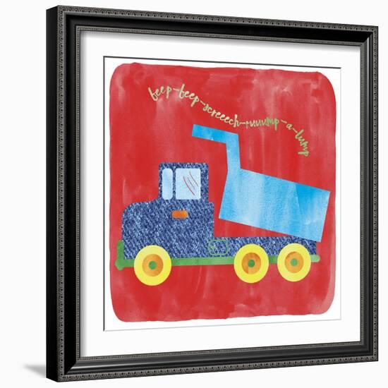 Dump Truck-Erin Clark-Framed Premium Giclee Print